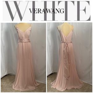White by Vera Wang pink blush formal gown.  Size 12